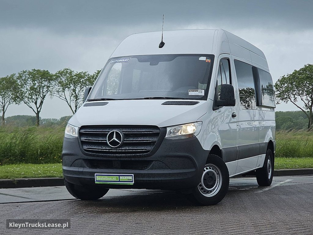 Mercedes-Benz SPRINTER 314 camperombouw EURO6 z 2019 roku, blaszak z zagranicy — przód pojazdu
