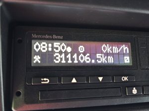 Licznik przebiegu — Mercedes-Benz SPRINTER 319 L2H1 V6 LED Mbux10 z 2021 roku
