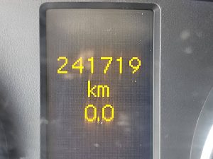 Licznik przebiegu — Mercedes-Benz SPRINTER 319 V6 3.0ltr ac aut z 2011 roku
