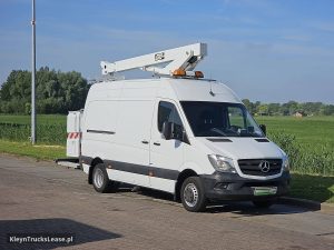 Strona pasażera z przodu — Mercedes-Benz SPRINTER 516 Hoogwerker EURO6 z 2017 roku
