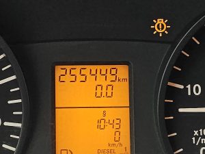 Licznik przebiegu — Mercedes-Benz SPRINTER 519 V6 3.0ltr FRIGO EUR6 z 2015 roku