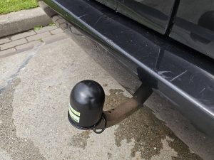 Hak holowniczy — Mercedes-Benz VITO 114 XXL ac aut. EURO6 z 2022 roku