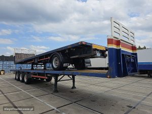 Strona pasażera z przodu — Pacton TXD339 3 AXLE PLATFORM z 2001 roku