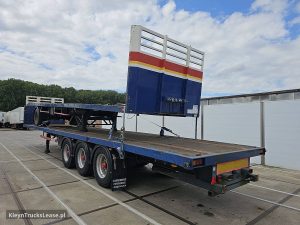 Strona kierowcy z tyłu — Pacton TXD339 3 AXLE PLATFORM z 2001 roku