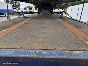 Przestrzeń ładunkowa — Pacton TXD339 3 AXLE PLATFORM z 2001 roku