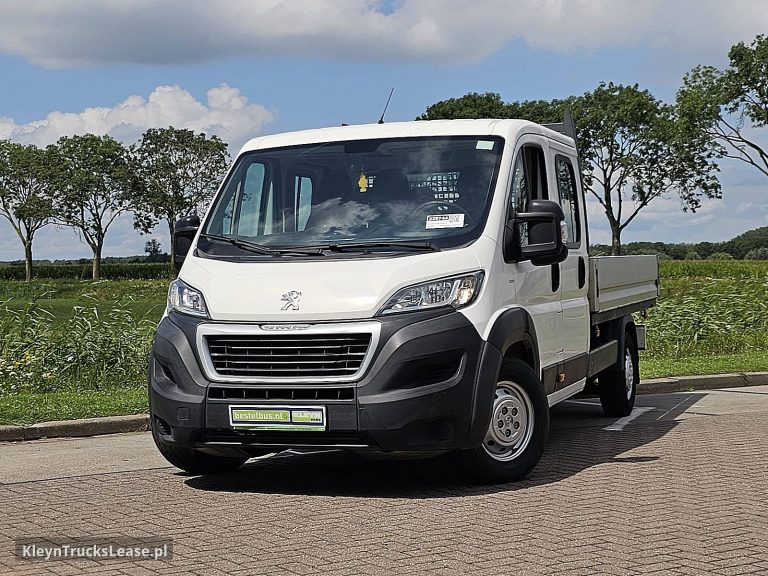 Peugeot BOXER 2.0 L3 Open-Laadbak DC! z 2018 roku, skrzyniowy z zagranicy — przód pojazdu