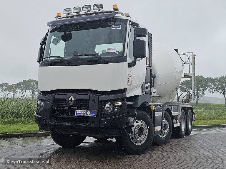 Renault C 430 8X4 STETTER10M3 z 2021 roku, betonomieszarka z zagranicy — przód pojazdu
