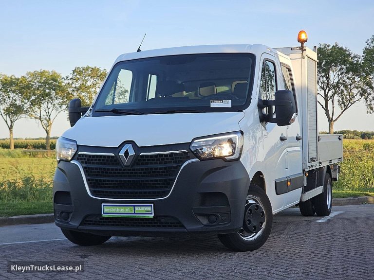Renault MASTER 2.3 DUb.CAB Open-Laadbak z 2020 roku, skrzyniowy z zagranicy — przód pojazdu