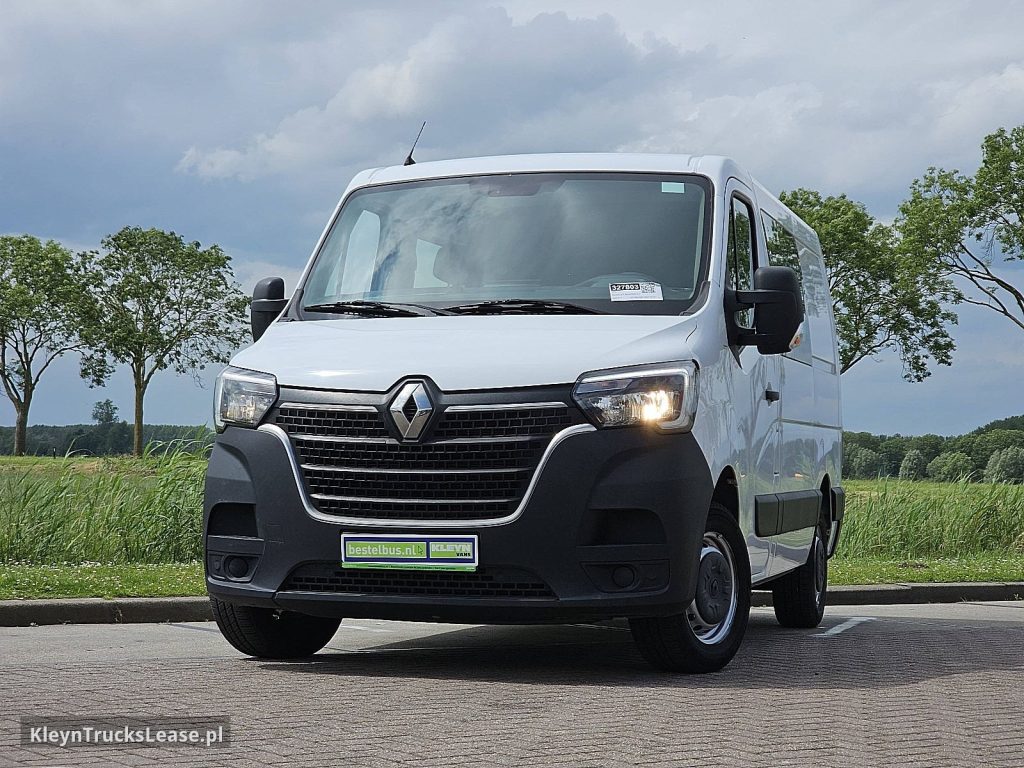 Renault MASTER 2.3 L1H1 Dubbel Cabine! z 2021 roku, blaszak z zagranicy — przód pojazdu