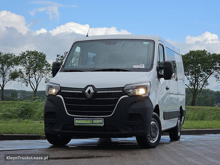 Renault MASTER 2.3 L1H1 Dubbel Cabine! z 2021 roku, blaszak z zagranicy — przód pojazdu
