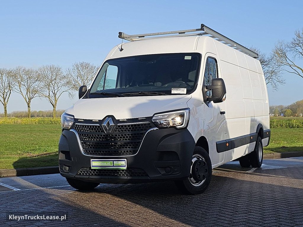 Renault MASTER T35 ac dubbellucht EURO6 z 2021 roku, blaszak z zagranicy — przód pojazdu