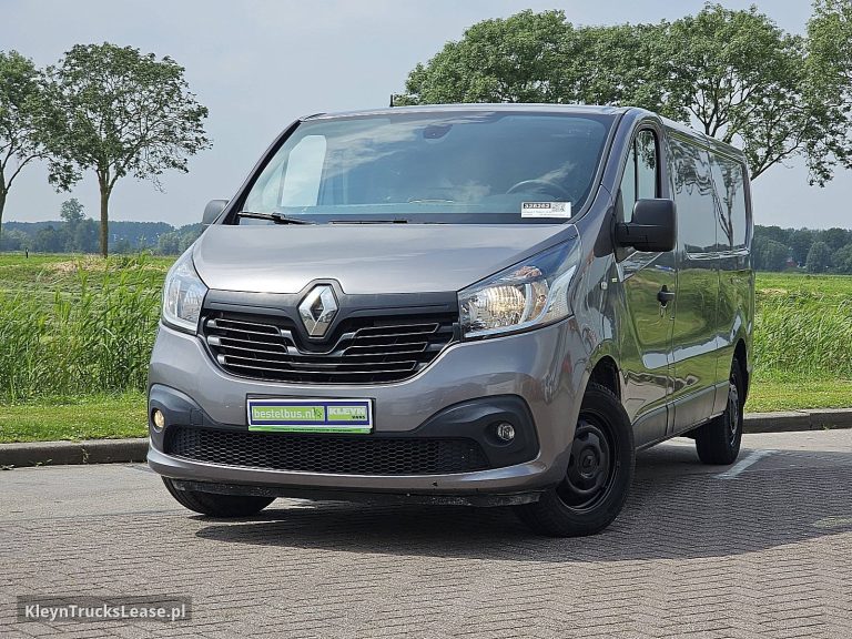 Renault TRAFIC 1.6 DCI L2 Navi NAP Euro6 z 2019 roku, blaszak z zagranicy — przód pojazdu