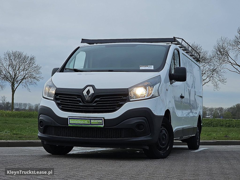 Renault TRAFIC 1.6 DCI L2H1 Airco Imperiaal z 2017 roku, blaszak z zagranicy — przód pojazdu