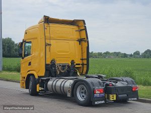 Strona kierowcy z tyłu — Scania G410 LNG z 2021 roku