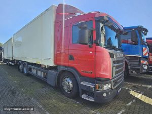 Strona pasażera z przodu — Scania G450 6X2*4 MLB CROWN ED. z 2018 roku