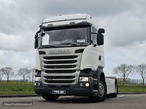 Przód pojazdu — Scania R410 z 2016 roku