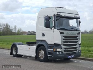 Strona pasażera z przodu — Scania R410 z 2016 roku