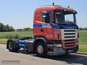 Strona pasażera z przodu — Scania R420 MANUAL ALCOA PTO z 2008 roku