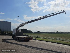 Strona kierowcy z tyłu — Scania R450 z 2015 roku