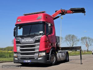 Przód pojazdu — Scania R450 CRANE HMF 1720-K4 z 2019 roku