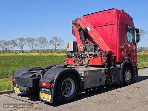 Strona pasażera z tyłu — Scania R450 CRANE HMF 1720-K4 z 2019 roku
