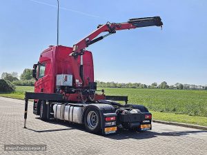 Strona kierowcy z tyłu — Scania R450 CRANE HMF 1720-K4 z 2019 roku