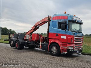 Strona pasażera z przodu — Scania R480 6X2 MANUAL CRANE z 2007 roku