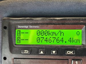 Licznik przebiegu — Scania R480 6X2 MANUAL CRANE z 2007 roku