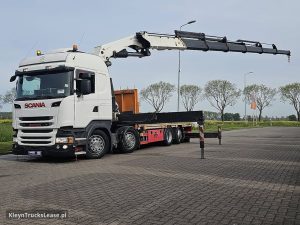 Przód pojazdu — Scania R490 8X2*6 HMF 6020K6 z 2015 roku