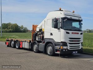 Strona pasażera z przodu — Scania R490 8X2*6 HMF 6020K6 z 2015 roku