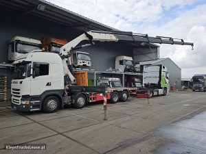Strona kierowcy z przodu — Scania R490 HMF 6020 z 2016 roku