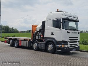 Strona pasażera z przodu — Scania R490 HMF 6020 z 2016 roku