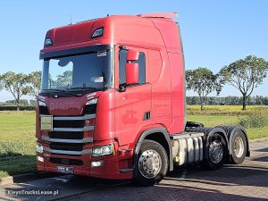 Strona kierowcy z przodu — Scania R500 6x2/4 RETARDER ADR z 2021 roku