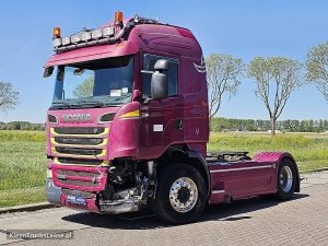 Strona kierowcy z przodu — Scania R520 z 2014 roku