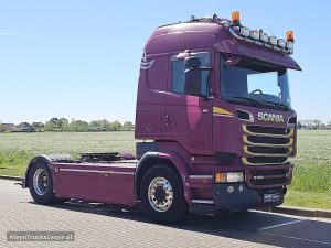 Strona pasażera z przodu — Scania R520 z 2014 roku