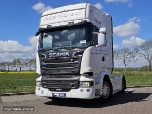 Przód pojazdu — Scania R520 z 2016 roku
