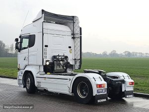 Strona kierowcy z tyłu — Scania R520 HL V8 LEATHER RET. z 2015 roku
