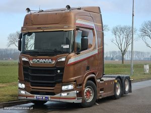 Strona kierowcy z przodu — Scania R580 6X2 NB LED LEATHER z 2020 roku