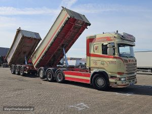Strona pasażera z przodu — Scania R580 8X4 COMBI SPECIAL z 2016 roku