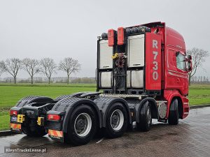 Strona pasażera z tyłu — Scania R730 8X4 147T z 2012 roku