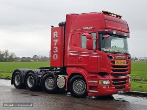 Strona pasażera z przodu — Scania R730 8X4 147T z 2012 roku