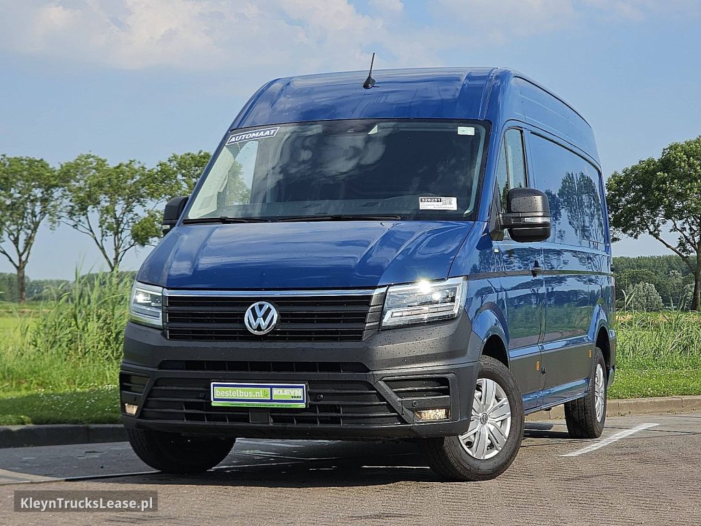 Volkswagen CRAFTER 2.0 L3H3 LED 4Motion! z 2022 roku, blaszak z zagranicy — przód pojazdu