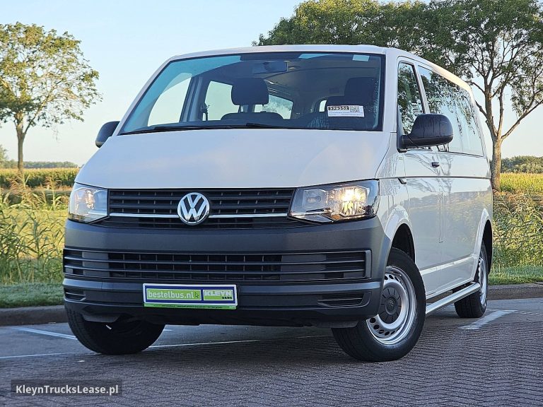 Volkswagen TRANSPORTER 2.0 TDI L2H1 Combi 9-pers AC z 2017 roku, do przewozu osób z zagranicy — przód pojazdu