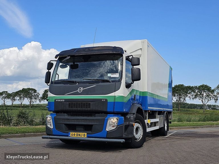 Volvo FE 280.18 2T LIFT BOX 5.52 M z 2019 roku, kontener z zagranicy — przód pojazdu
