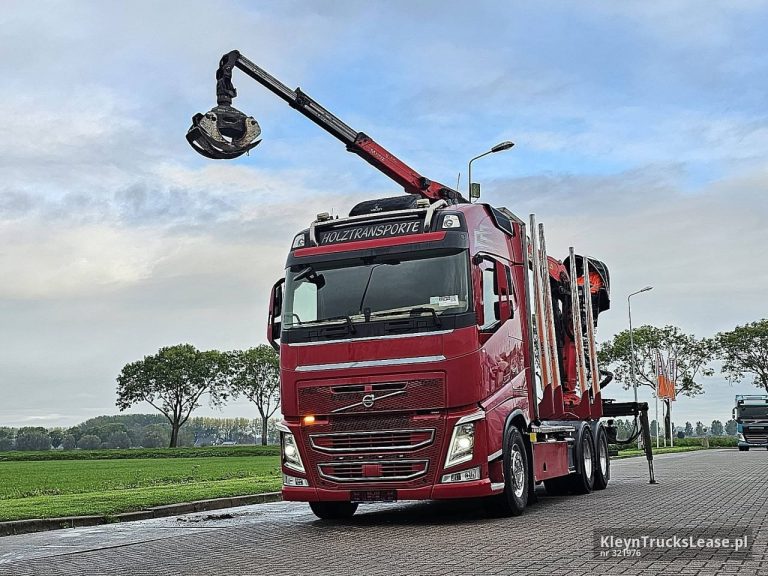 Volvo FH 540 6X4 EPSILON M110Z82 z 2016 roku, do drewna z zagranicy — przód pojazdu