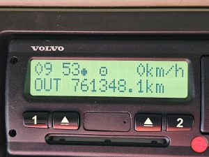 Licznik przebiegu — Volvo FH 540 6X4 EPSILON M110Z82 z 2016 roku