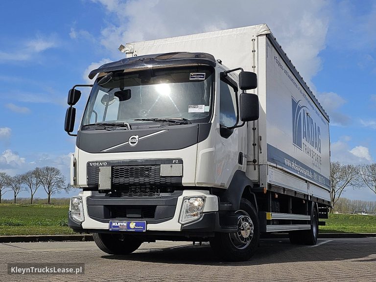 Volvo FL 240.14 MANUAL AIRCO LIFT z 2021 roku, plandeka z zagranicy — przód pojazdu