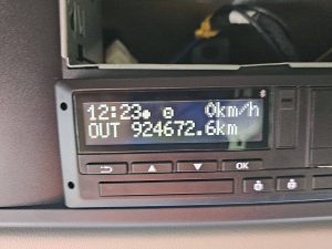 Licznik przebiegu — DAF XF 430 z 2018 roku