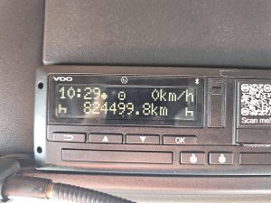Licznik przebiegu — DAF XF 450 z 2019 roku