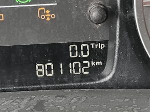 Licznik przebiegu — DAF XF 480 6x2*4 z 2018 roku